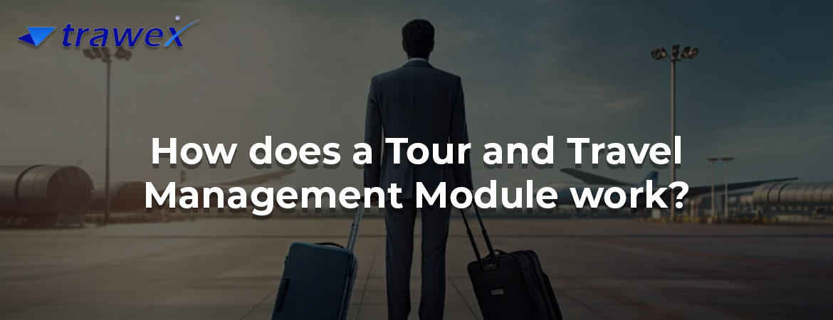 How does a Tour and Travel Management Module work?